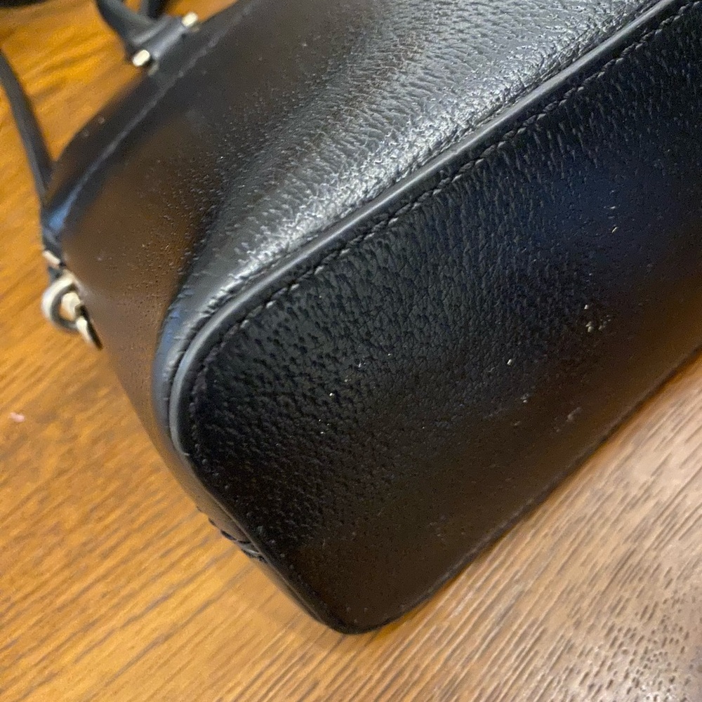 Kate Spade Small Black Leather Dome Handbag - Picture 4 of 10
